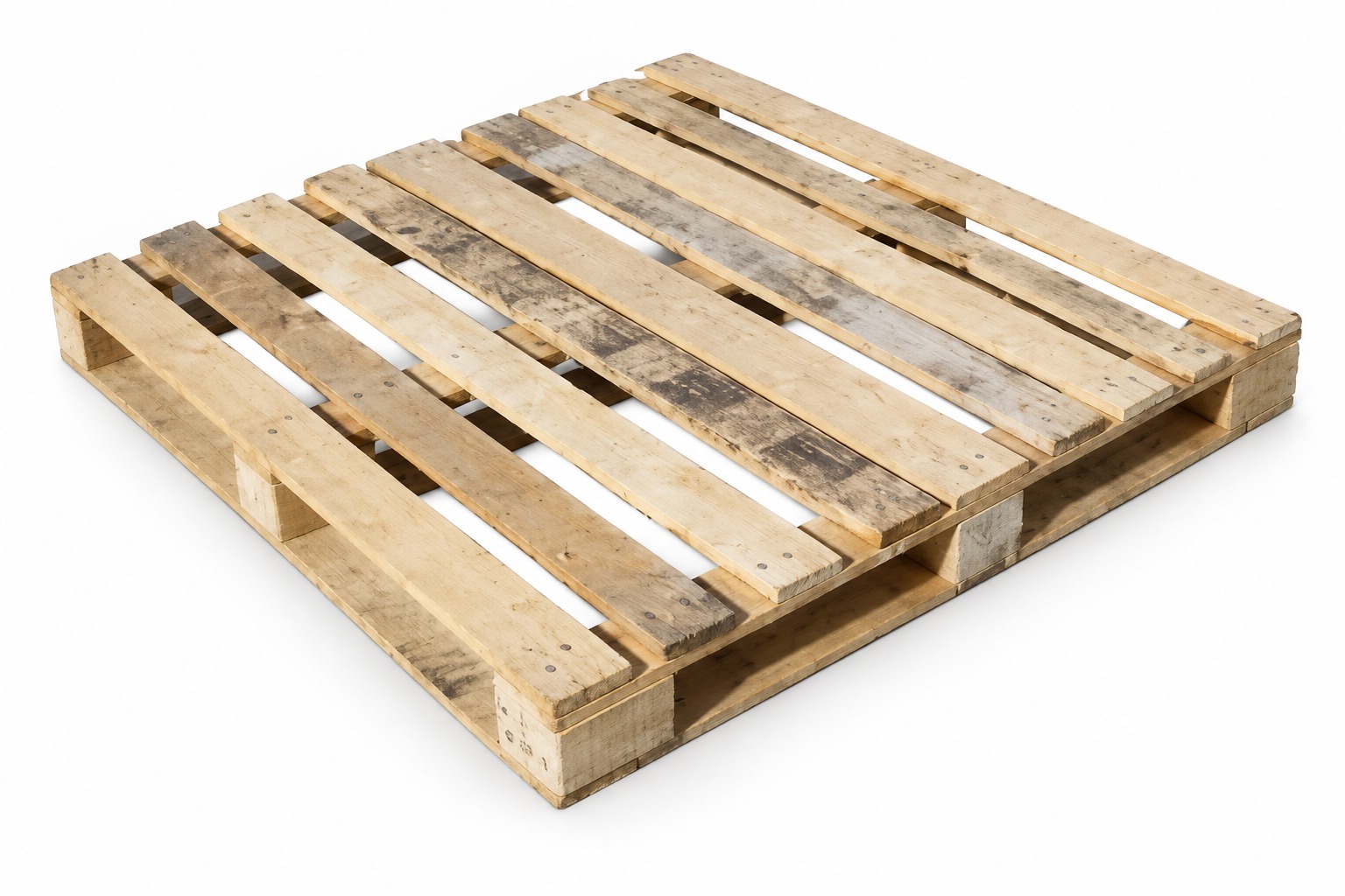 Commercial Wooden Pallet 1200 x 1200mm - front corner view